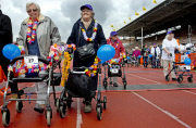 1. Rollator Run im Olympiastadion in Amsterdam