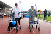 1. Rollator Run im Olympiastadion in Amsterdam