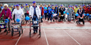 1. Rollator Run im Olympiastadion in Amsterdam