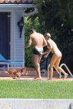 Joanna Krupa and Romain Zago show off their hot bods