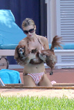 Joanna Krupa and Romain Zago show off their hot bods