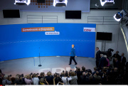 BERLIN : Merkel Sees Biggest Victory Since Kohls Reunification Vote