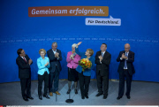 BERLIN : Merkel Sees Biggest Victory Since Kohls Reunification Vote