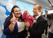 Tony Abbott bei Wahlkampagne in Adelaide