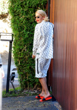 Rita Ora Bares Midriff For A Studio Session
