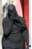 Judge rules accused Muslim convert Rebekah Dawson must remove veil when giving evidence in witness intimidation trial, Blackfriars Crown Court, London, Britain - 16 Sep 2013