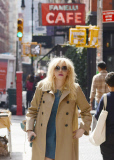 Courtney Love Spotted in Soho