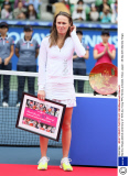 Martina Hingis attends ceremony of  WTA tour Toray PPO Tennis at Ariake, Tokyo, Japan - 28 Sep 2013