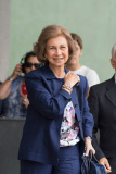 Spain: Queen Sofia Visits the King of Spain Juan Carlos