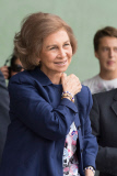 Spain: Queen Sofia Visits the King of Spain Juan Carlos