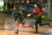 *EXCLUSIVE* Kylie Jenner and Jaden Smith go Hand In Hand