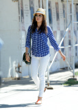 Mila Kunis Gets Animated Before Lunch