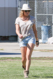 LeAnn Rimes and Eddie Cibrian support Mason's soccer game