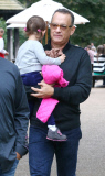 EXC: TOM HANKS TAKES HIS GRANDDAUGHTER TO HYDE PARK