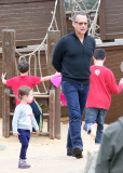 EXC: TOM HANKS TAKES HIS GRANDDAUGHTER TO HYDE PARK