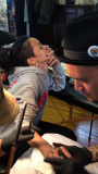 RIHANNA GETS A MAORI TATTOO
