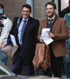 Seth Rogen & James Franco On Set Of 'The Interview' 