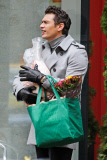 *EXCLUSIVE* James Franco and Lizzy Caplan shoot a scene together for "The Interview" **NO Canada**