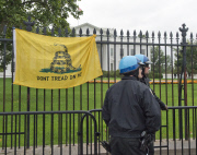 Anti Obama protest at the White House