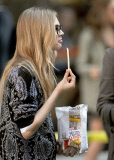 DKNY Photo Shoot with Cara Delevingne in Times Square
