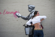 Banksy goes to Queens