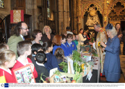 Service to Celebrate the Harvest at Westminster Abbey, London, Britain - 16 Oct 2013