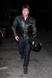 Tom Cruise takes the motorcycle out for a spin