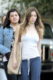 *EXCLUSIVE* Jessica Biel and Zosia Mamet arrive on the set of "Shiva and May"