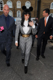 Lady Gaga on her way to The Roundhouse