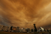 Rauchwolken von ausgedehnten Buschfeuern hängen über Sydney   