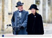 'Downton Abbey' on set filming, Bampton, Oxfordshire, Britain - 28 Feb 2013