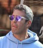 Andy Cohen Walking His Dog in the West Village