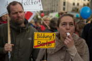 Lehrer Warnstreik in Berlin