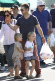 Jason Priestley Takes His Kids To The Farmer's Market 