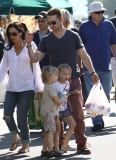 Jason Priestley Takes His Kids To The Farmer's Market 