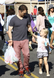 Jason Priestley Takes His Kids To The Farmer's Market 