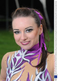 Woman conquers fear of heights to become a trapeze artist with travelling circus, Britain - 21 Oct 2013