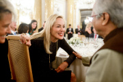 Sharon Stone beim Treffen der Nobelpreisträger in Polen