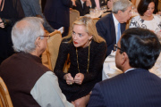 Sharon Stone beim Treffen der Nobelpreisträger in Polen
