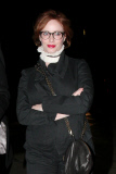 *EXCLUSIVE* Christina Hendricks and Geoffrey Arend attend the "Atoms for Peace" concert