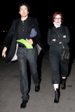 *EXCLUSIVE* Christina Hendricks and Geoffrey Arend attend the "Atoms for Peace" concert