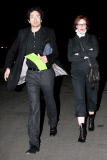 *EXCLUSIVE* Christina Hendricks and Geoffrey Arend attend the "Atoms for Peace" concert