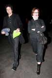 *EXCLUSIVE* Christina Hendricks and Geoffrey Arend attend the "Atoms for Peace" concert