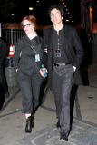 *EXCLUSIVE* Christina Hendricks and Geoffrey Arend attend the "Atoms for Peace" concert