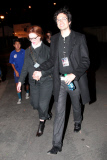 *EXCLUSIVE* Christina Hendricks and Geoffrey Arend attend the "Atoms for Peace" concert