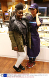 'The X Factor' TV Programme, Nicole Scherzinger and Hannah Barrett go to Greggs, London, Britain - 22 Oct 2013