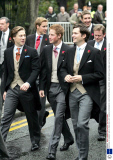 WEDDING OF EDWARD VAN CUTSEM AND LADY TAMARA GROSVENOR, CHESTER CATHEDRAL, BRITAIN - 06 NOV 2004