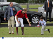 Prince William playing in the Chakravarty Cup Polo Match, Ham Polo Club, Richmond, Surrey, Britain - 14 Jun 2008.