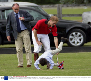 Prince William playing in the Chakravarty Cup Polo Match, Ham Polo Club, Richmond, Surrey, Britain - 14 Jun 2008.