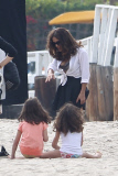 Salma Hayek is busting out on the set of "How To Make Love Like an Englishman"